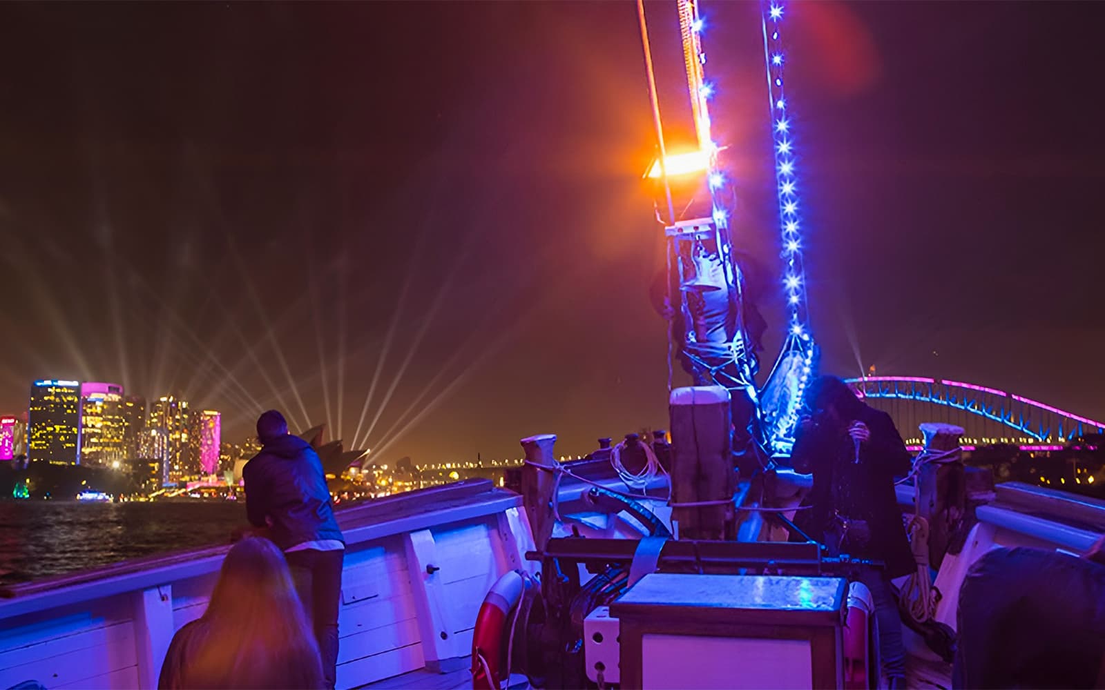 Vivid Sydney Tall Ship Dinner Cruise tickets in Sydney - Highlights | TickYourList