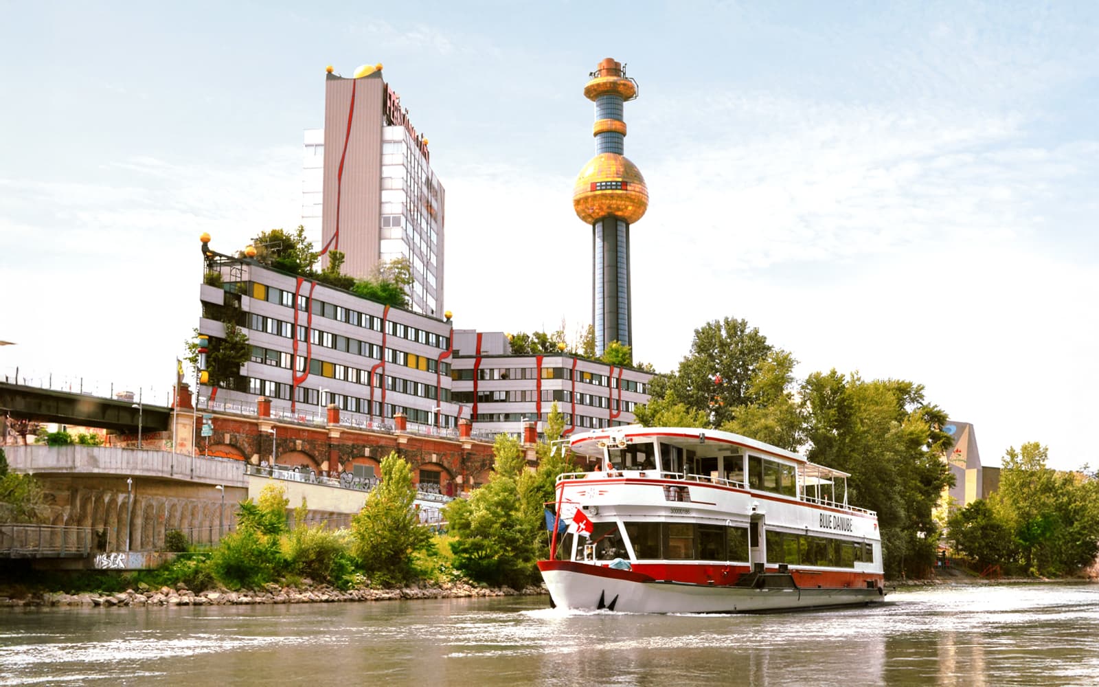 City Sightseeing Cruise on Danube Canal