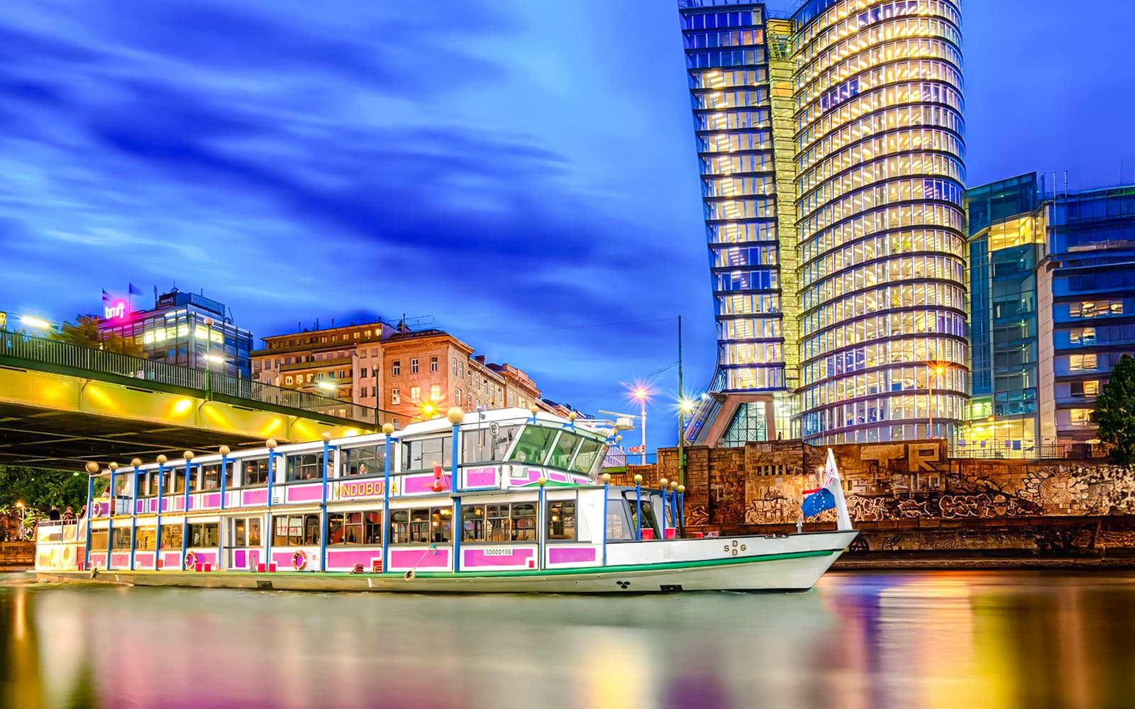 Evening Themed Cruise on Danube River with Dinner & Live Music
