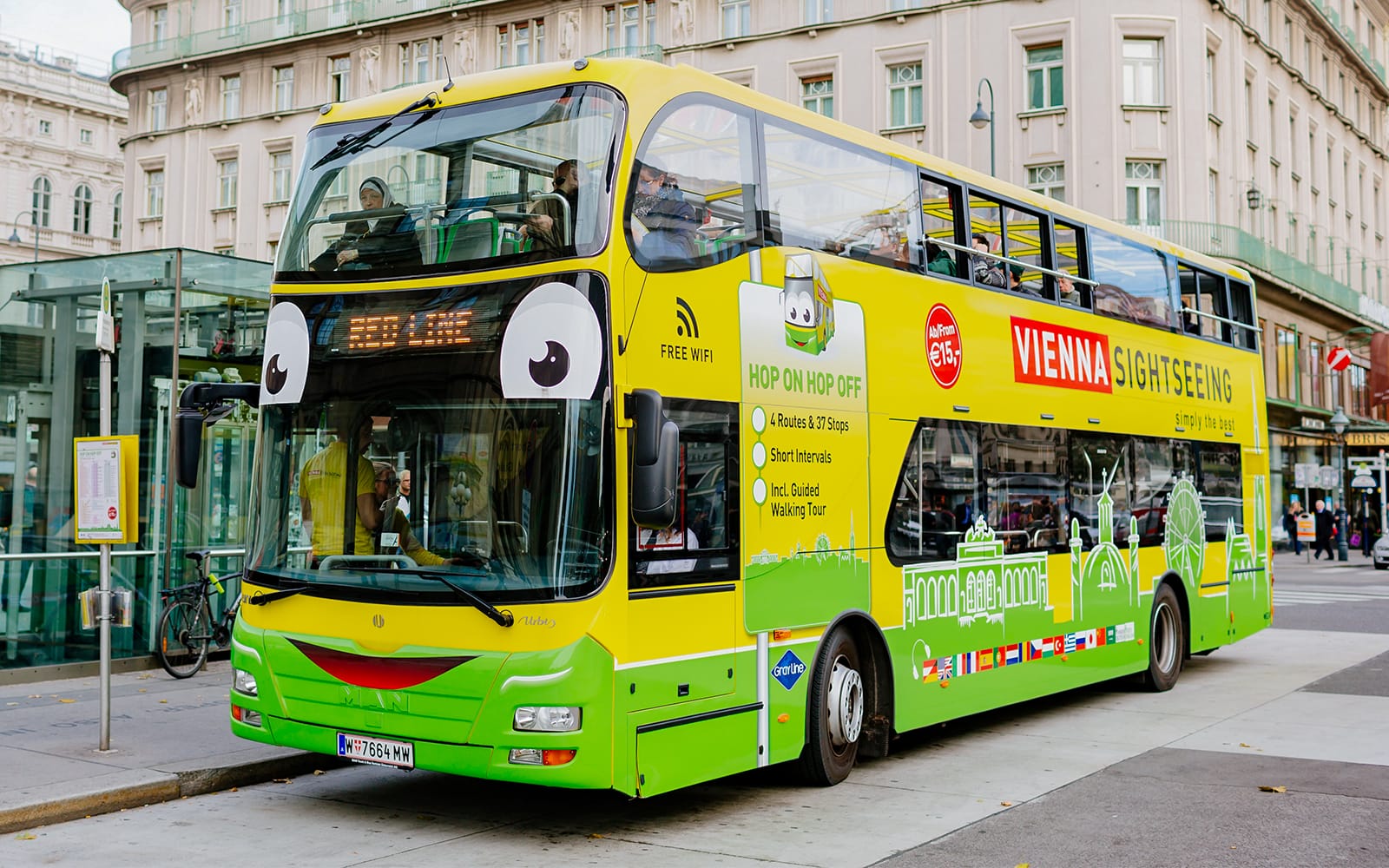 Combo: Vienna Sightseeing: 24/48/72-Hour Hop-On Hop-Off Tour of Vienna + Danube Tower Skip-the-Line Tickets in Vienna - Attractions | TickYourList