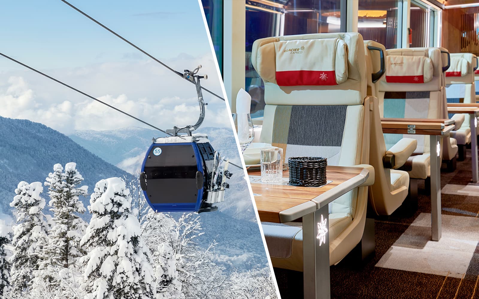 Combo (Save 4%): Matterhorn Glacier Paradise Round-Trip Cable Car + Glacier Express: Zermatt, Chur and St. Moritz