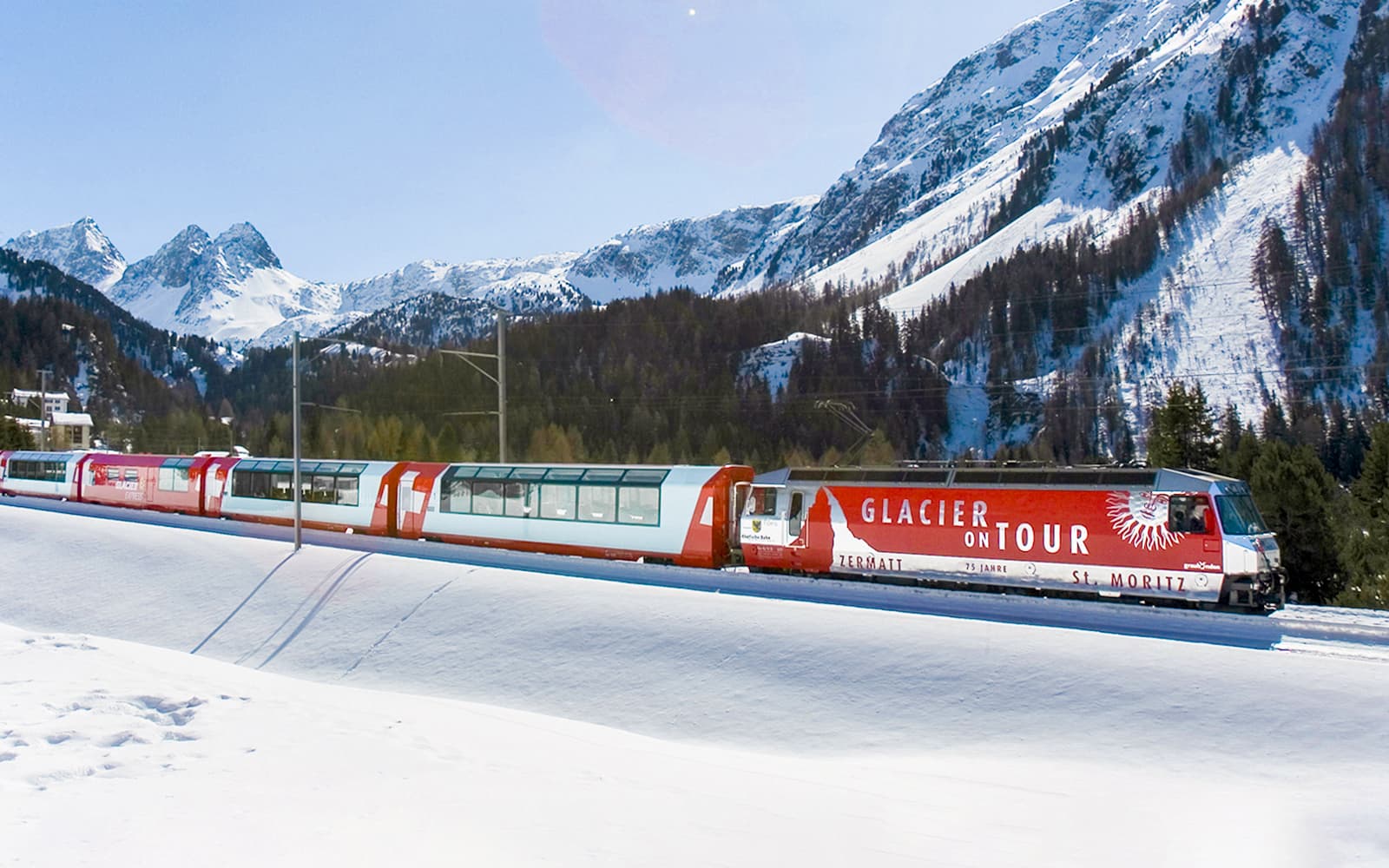 Combo (Save 4%): Matterhorn Glacier Paradise Round-Trip Cable Car + Glacier Express: Zermatt, Chur and St. Moritz tickets in Zermatt - Highlights | TickYourList
