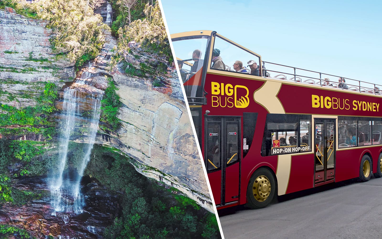 Combo: Blue Mountains Small Group Tour with Scenic World & Sydney Zoo Tickets + Sydney Hop-On-Hop-Off Bus Tour