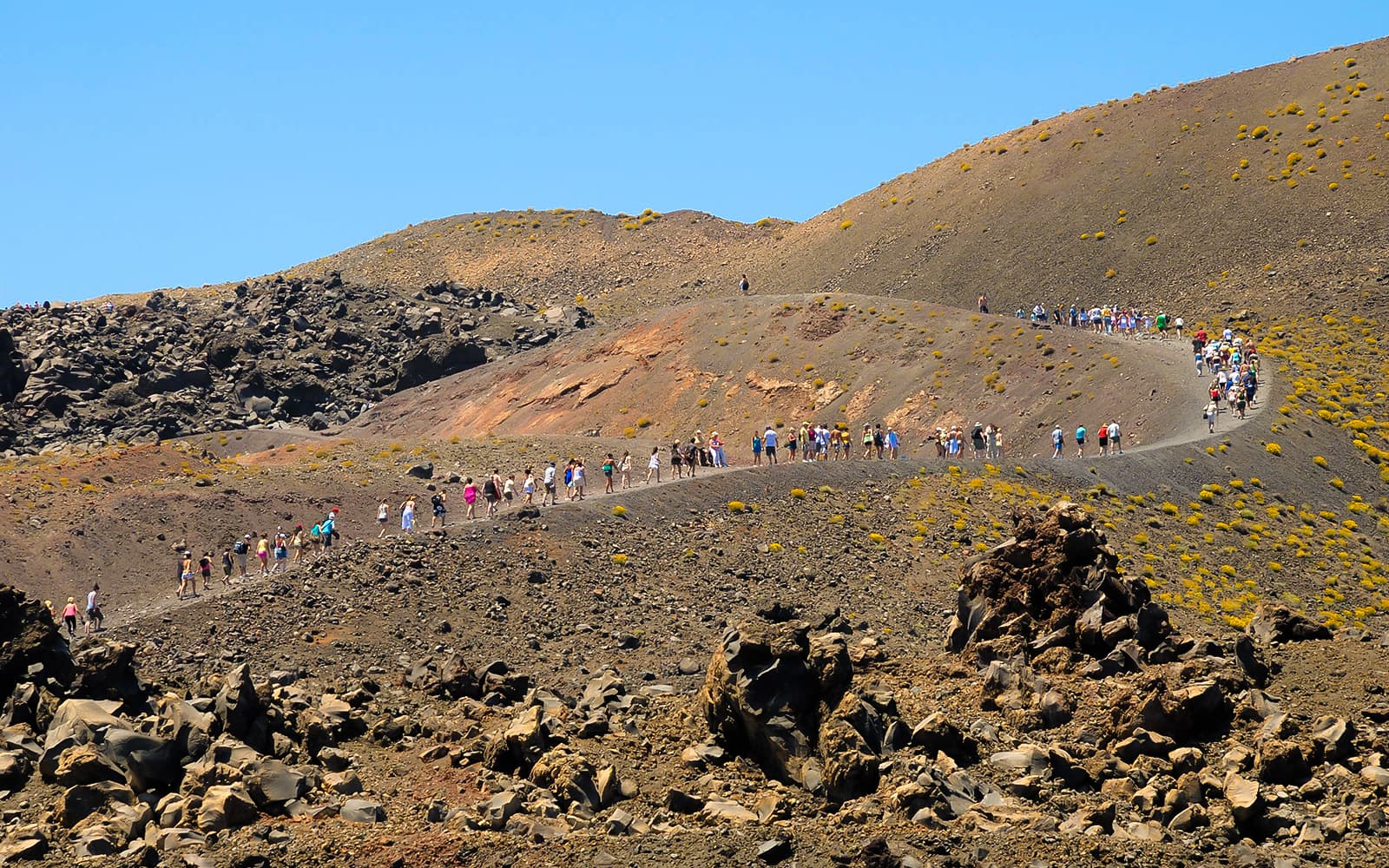 Santorini Volcanic Islands Cruise with Hot Springs Visit, Volcano Hike, Thirassia & Oia tickets in Santorini - Features | TickYourList