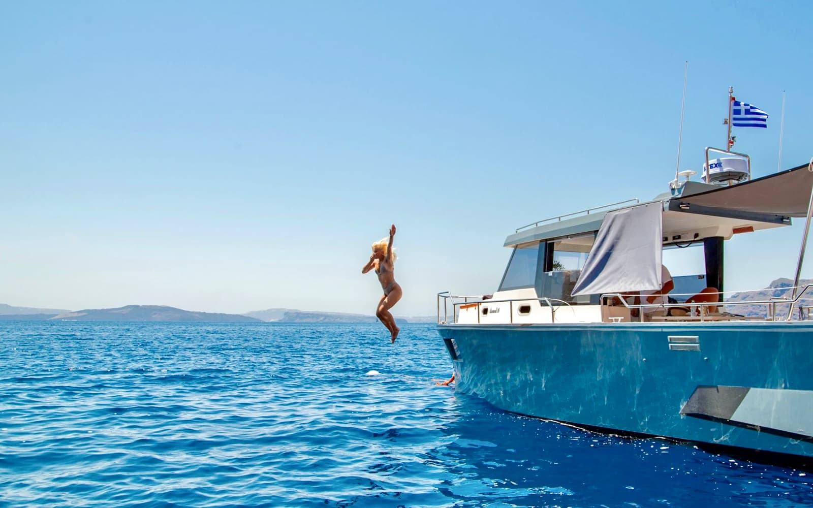 Small-Group Santorini Caldera Catamaran Cruise with Meal and Drinks tickets in Santorini - Features | TickYourList