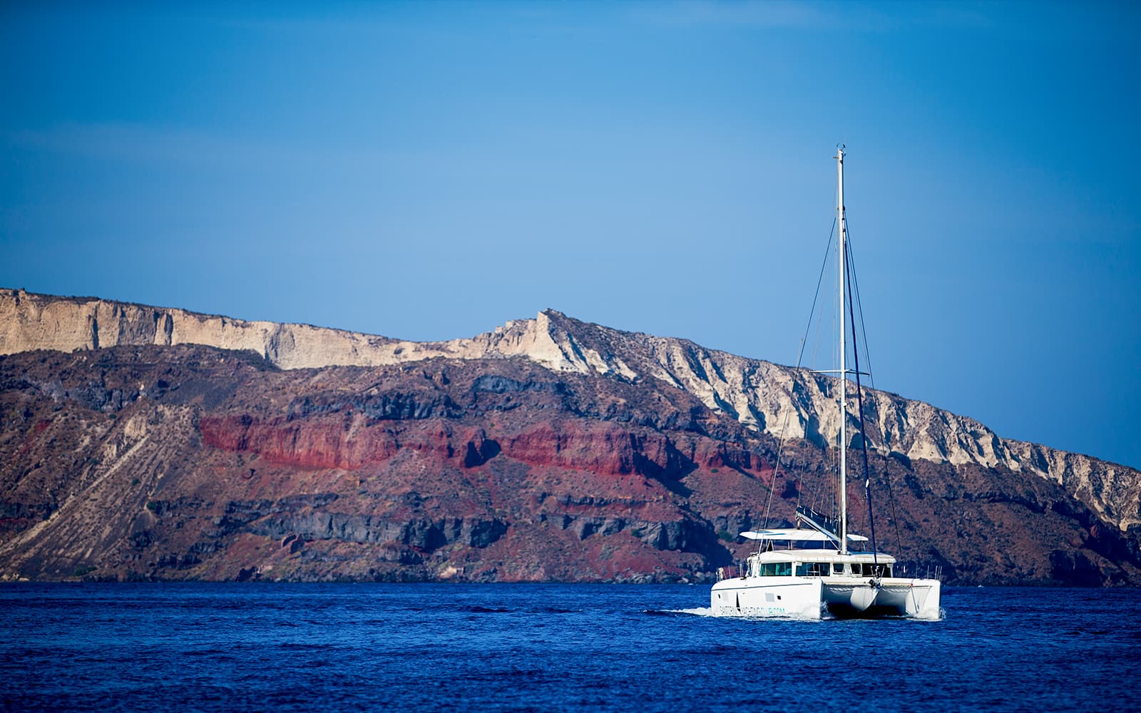 Semi-Private Luxury Catamaran Cruise with Greek Lunch & Transfers tickets in Santorini - Attractions | TickYourList