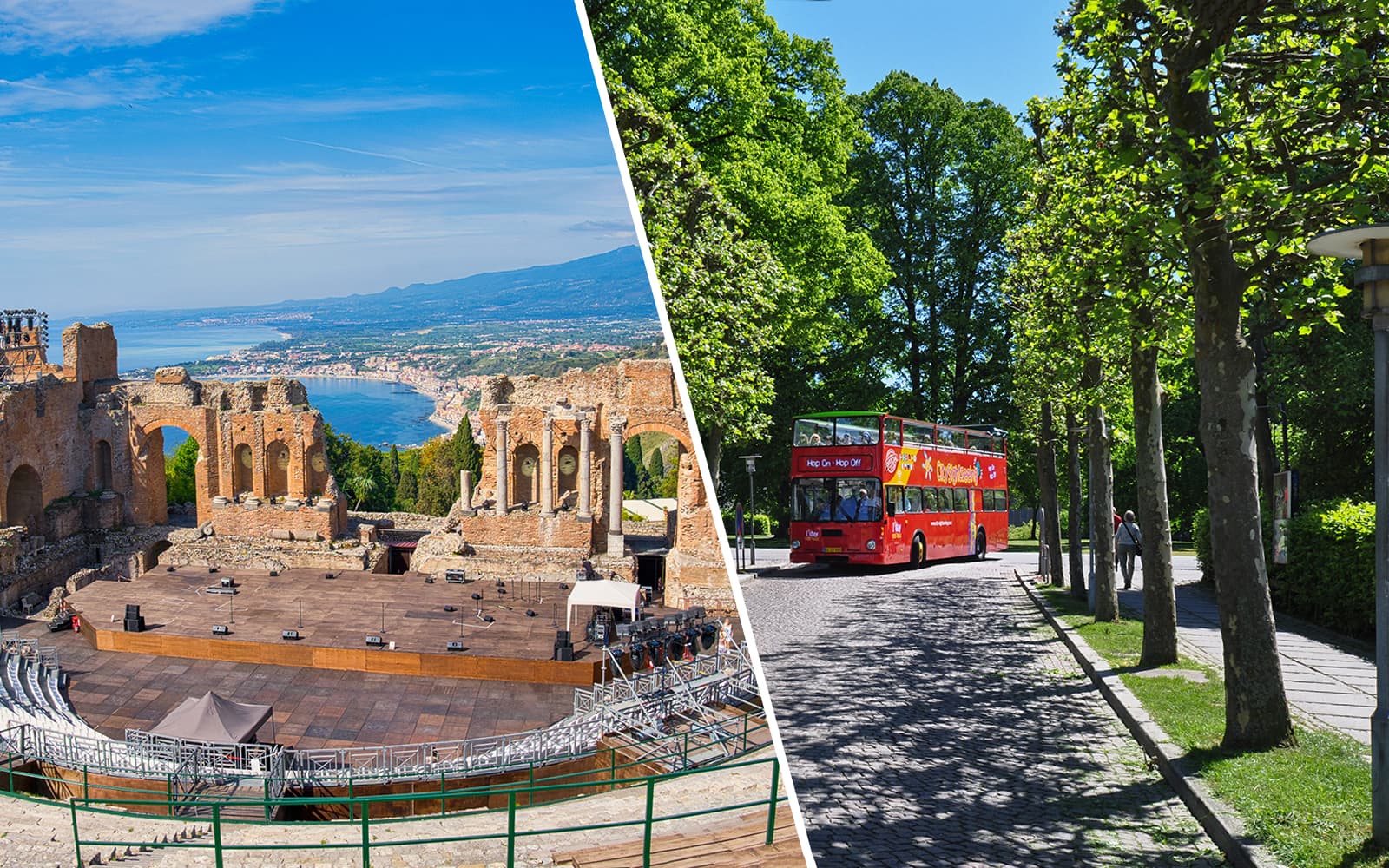 Combo (Save 5%): Taormina Ancient Theatre + Messina to Taormina Shuttle Bus Tickets