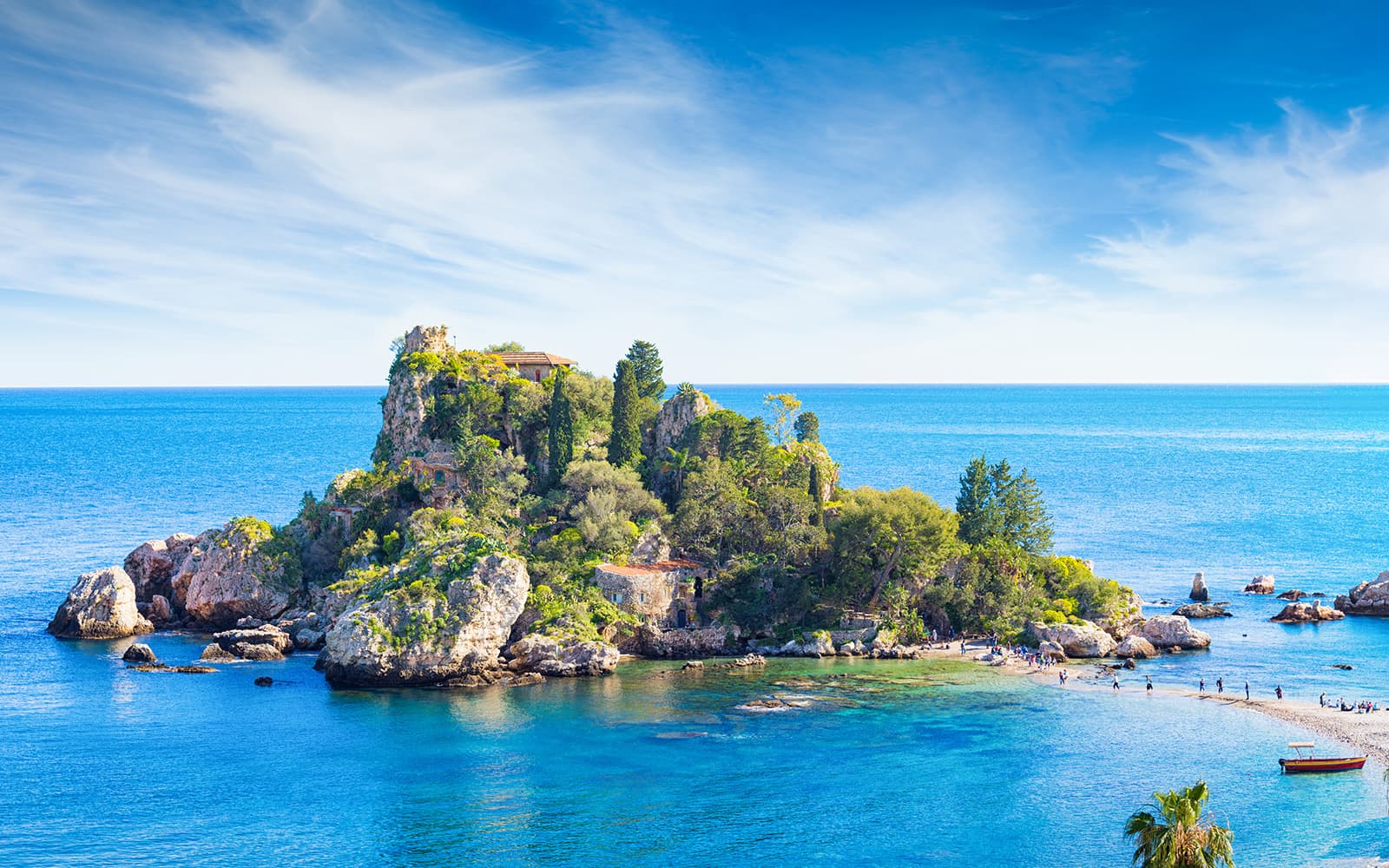 Dolphin Watching Tour at Sunset with Aperitif in Taormina