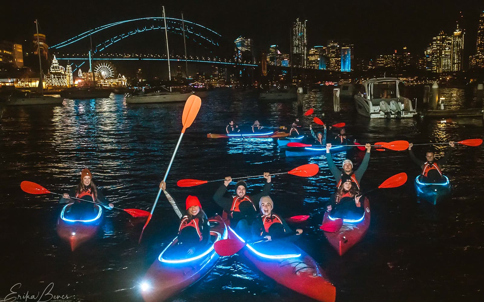 Vivid City Lights Night Kayaking on Sydney Harbour experience tickets in Sydney | TickYourList