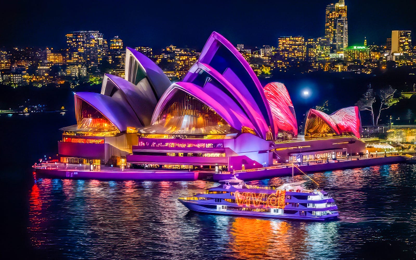 Vivid Sydney Sightseeing Cruise