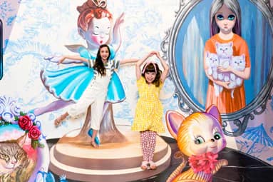 Children exploring interactive exhibits at TiLT museum, New Jersey