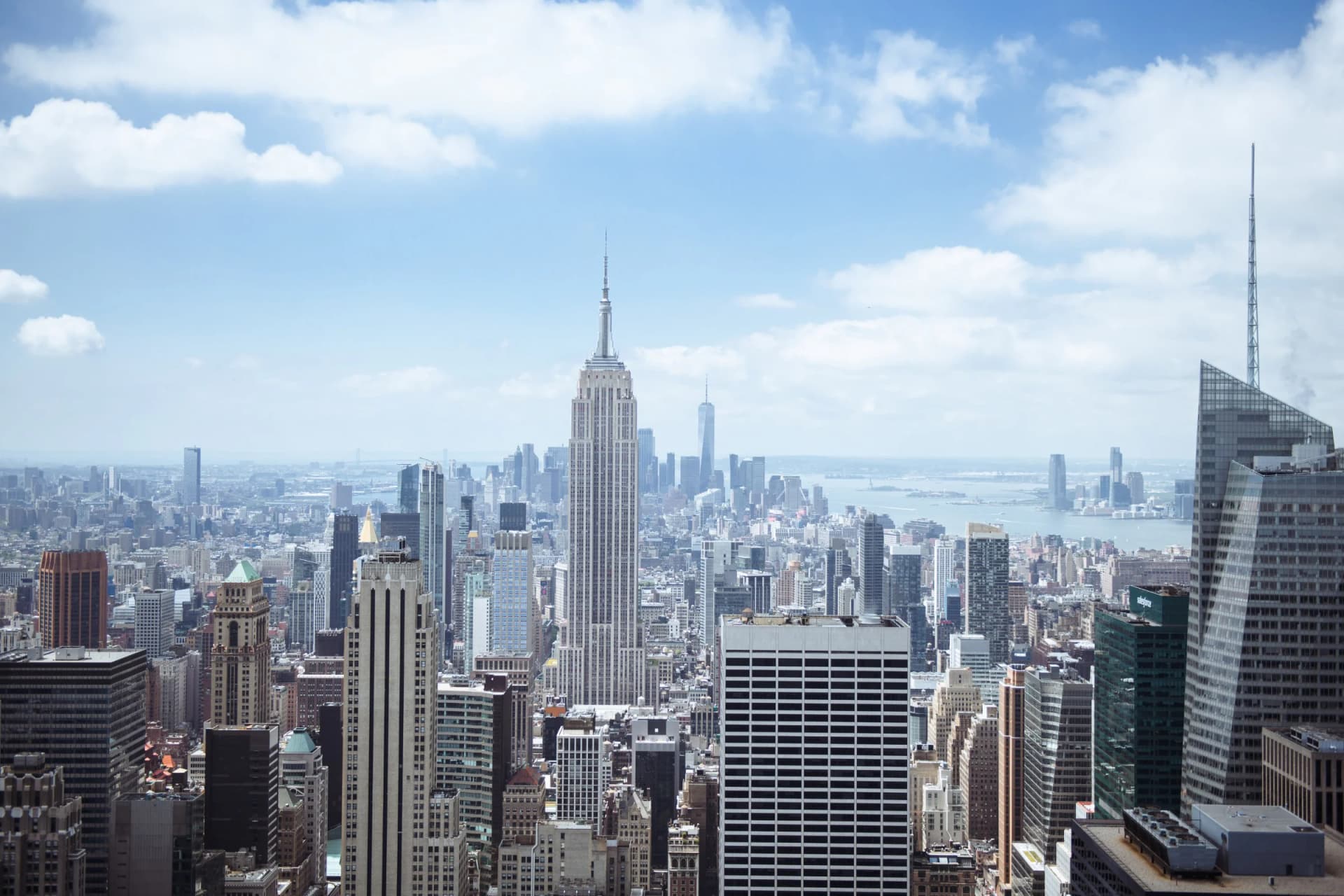 Top of the Rock Observation Deck view in New York