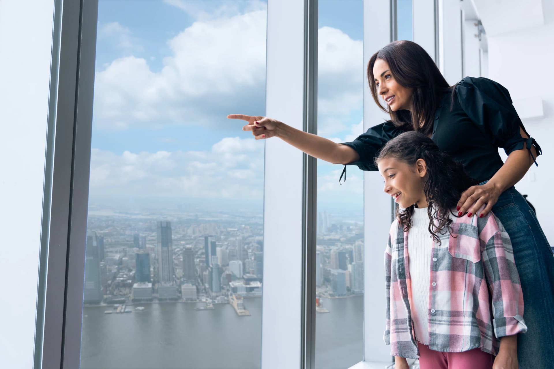 Stunning view from One World Observatory, New York