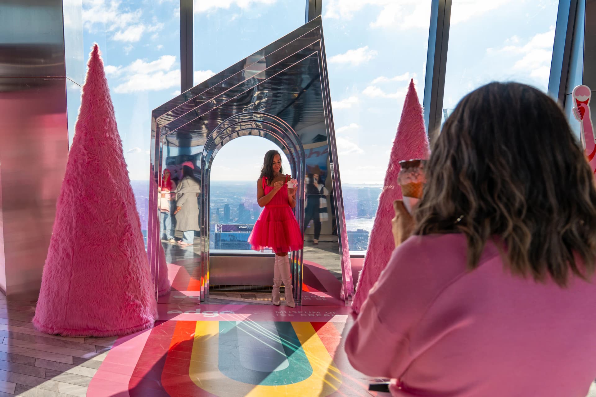 Stunning view from Edge Observation Deck in New York