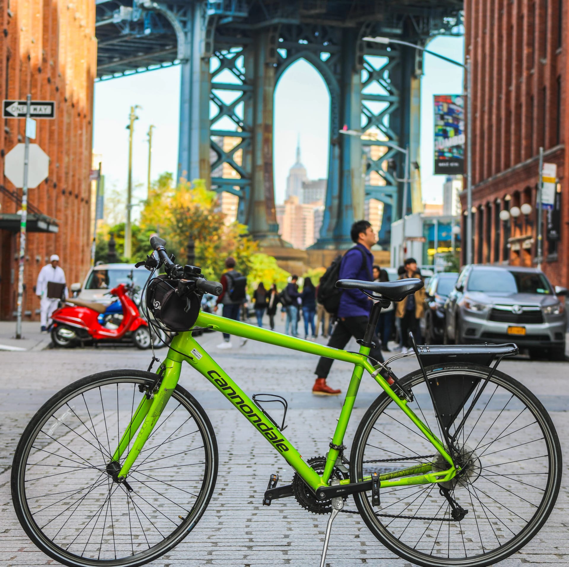 Brooklyn Bridge bike rental in New York City
