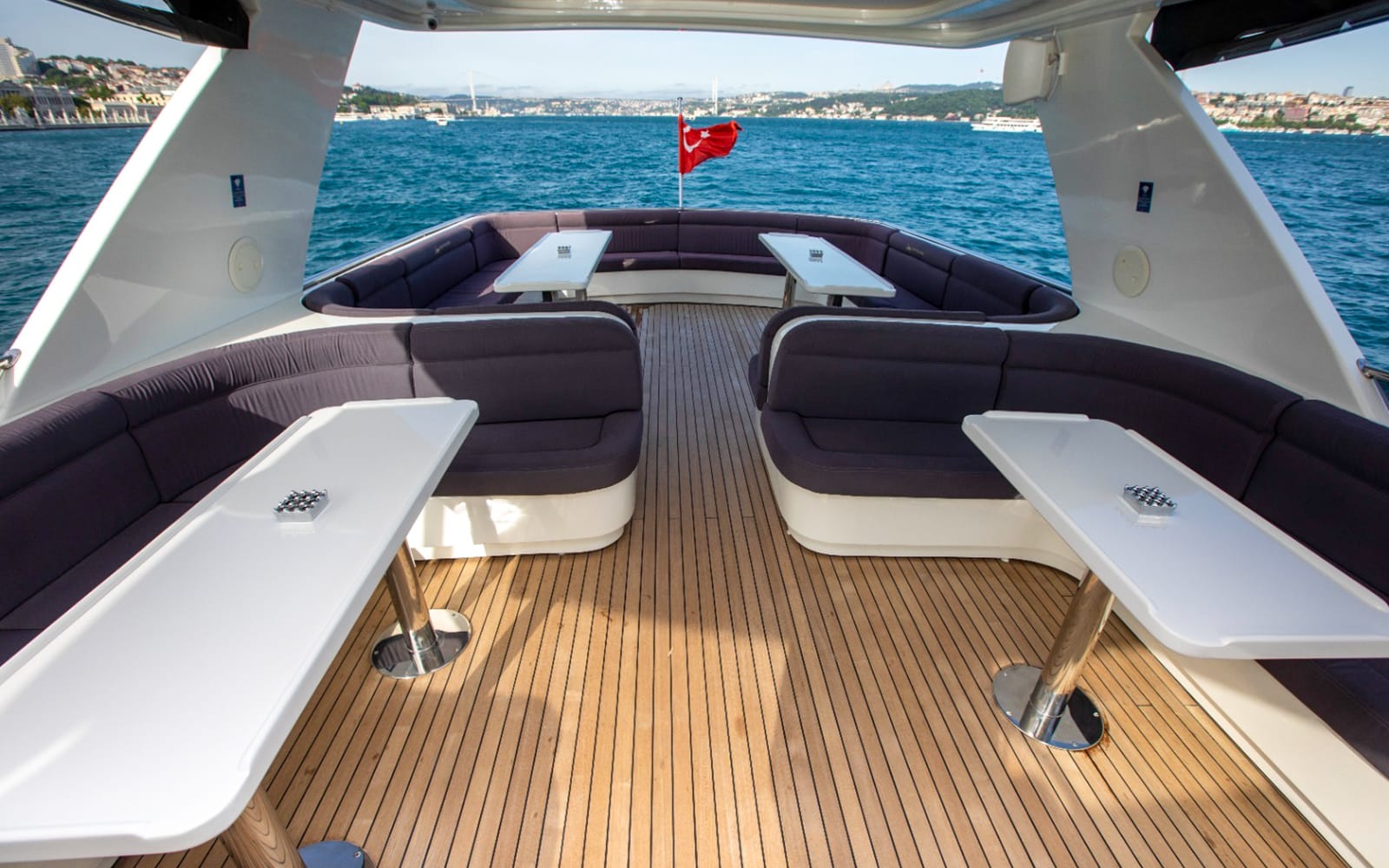 Bosphorus Luxury Yacht Day Cruise with Snacks & Turkish Coffee tickets in Istanbul - Activities | TickYourList