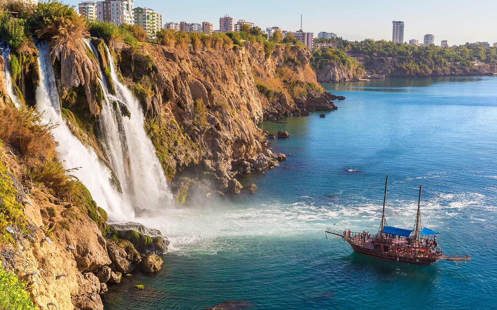 Full-Day Guided Tour of Antalya: Boat Trip & Waterfalls