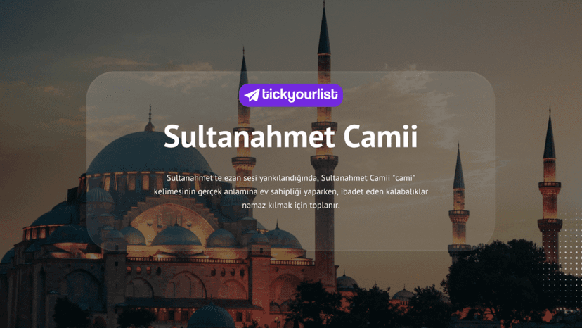 Sultanahmet Camii