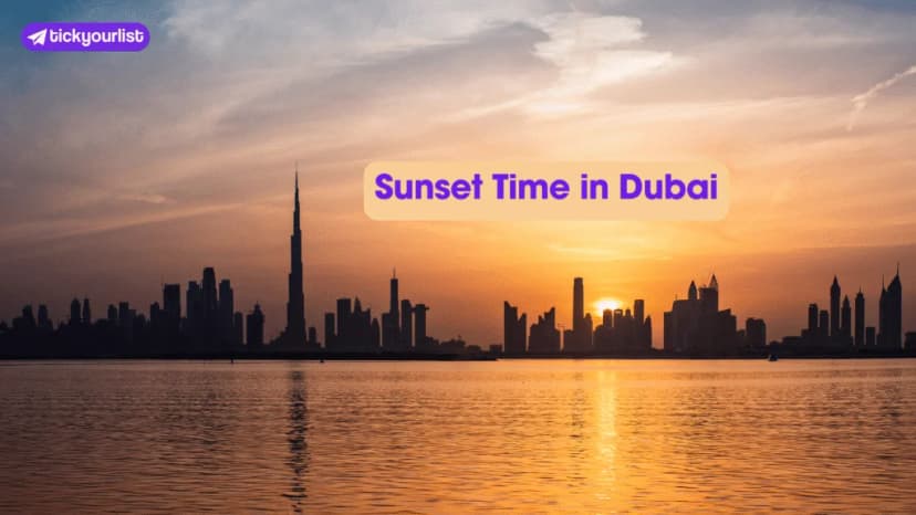 Sunset Time in Dubai