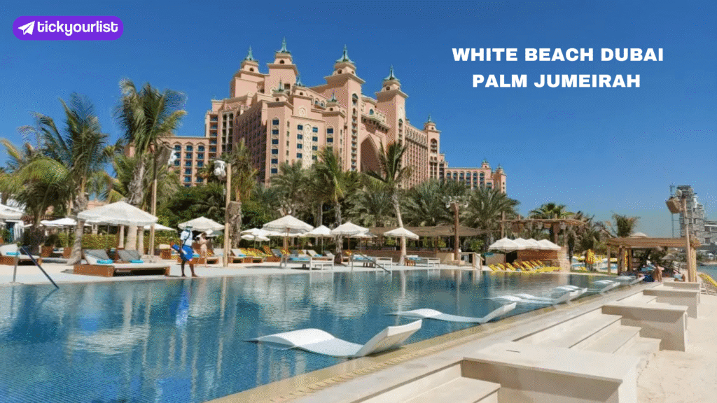 Book Your Day Pass to White Beach Dubai Overlooking Palm Jumeirah