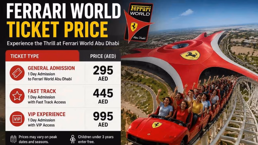 Ferrari World Ticket Price