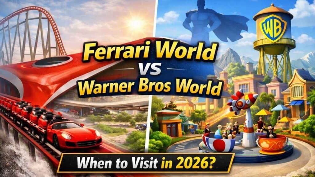 Ferrari World vs Warner Bros World