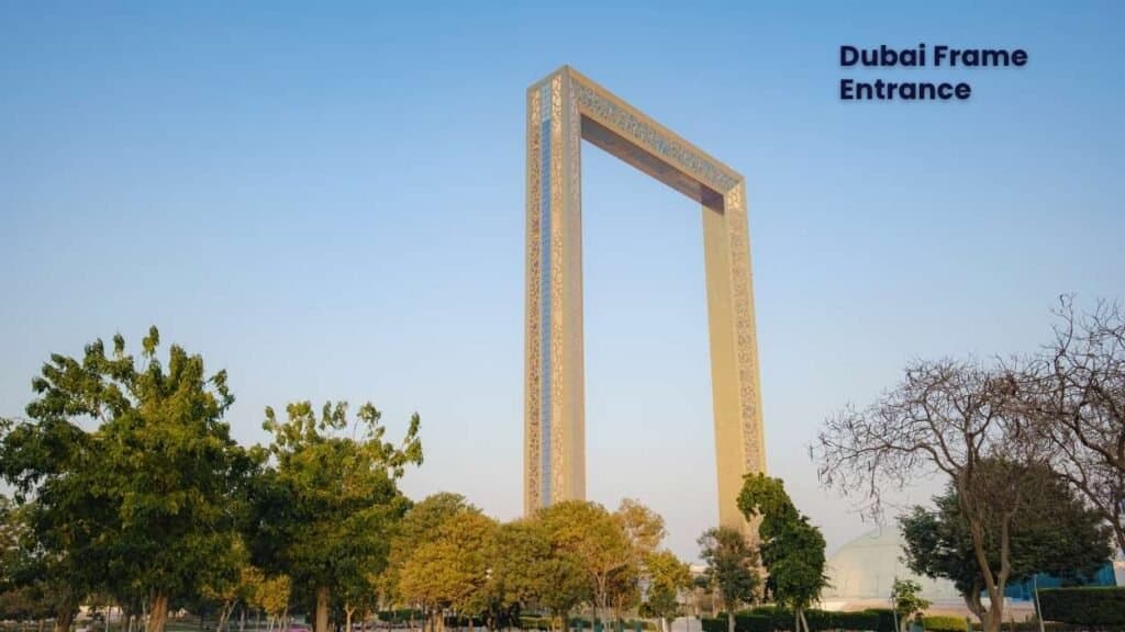 Dubai Frame Entrance
