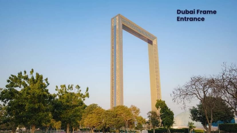 Dubai Frame Entrance