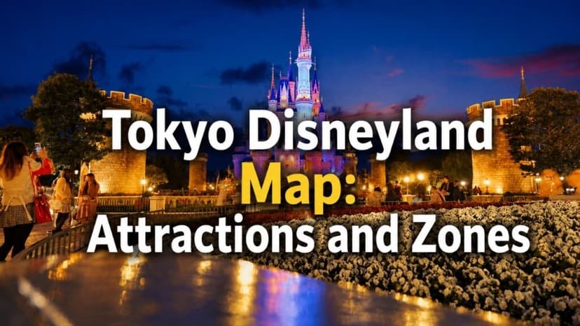 Tokyo Disneyland Map