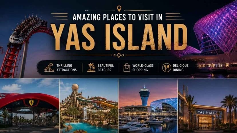 Visit in Yas Island