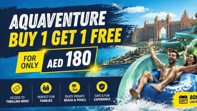 Aquaventure Buy 1 Get 1 Free