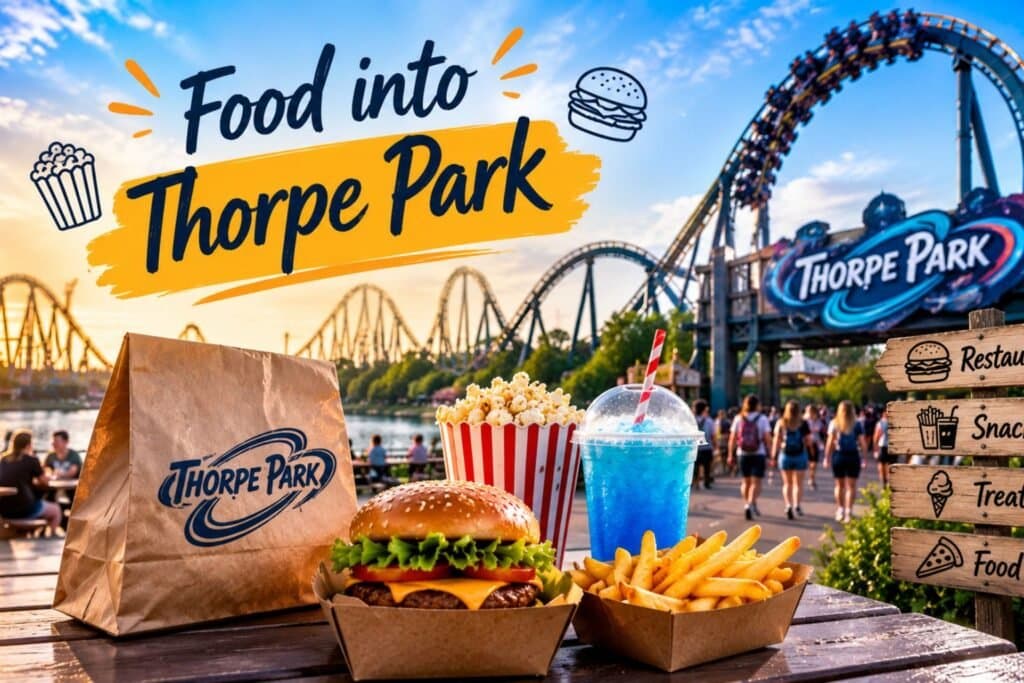 Food into Thorpe Park