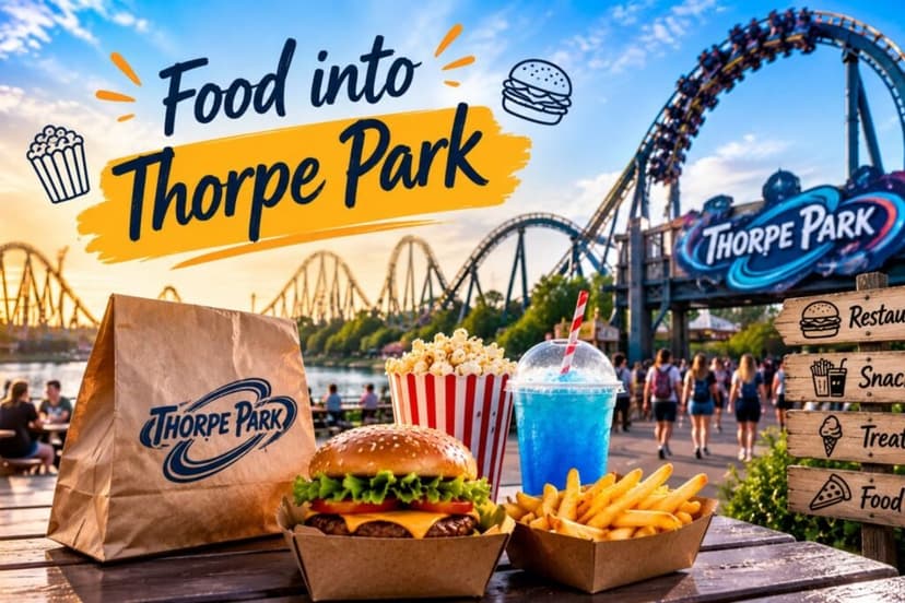 Food into Thorpe Park