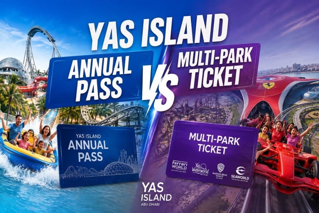 Yas Island Annual Pass vs Multi-Park Ticket
