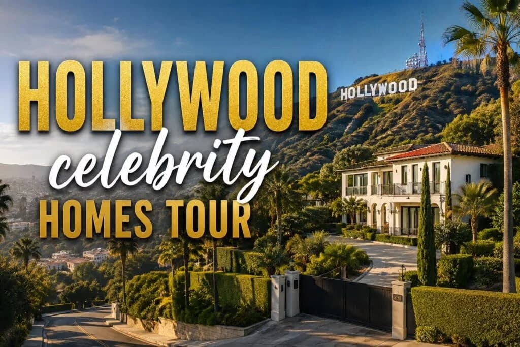 Hollywood celebrity homes tour