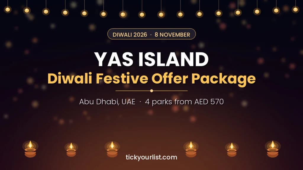 Yas Island Diwali Festive Offer Package Dubai UAE